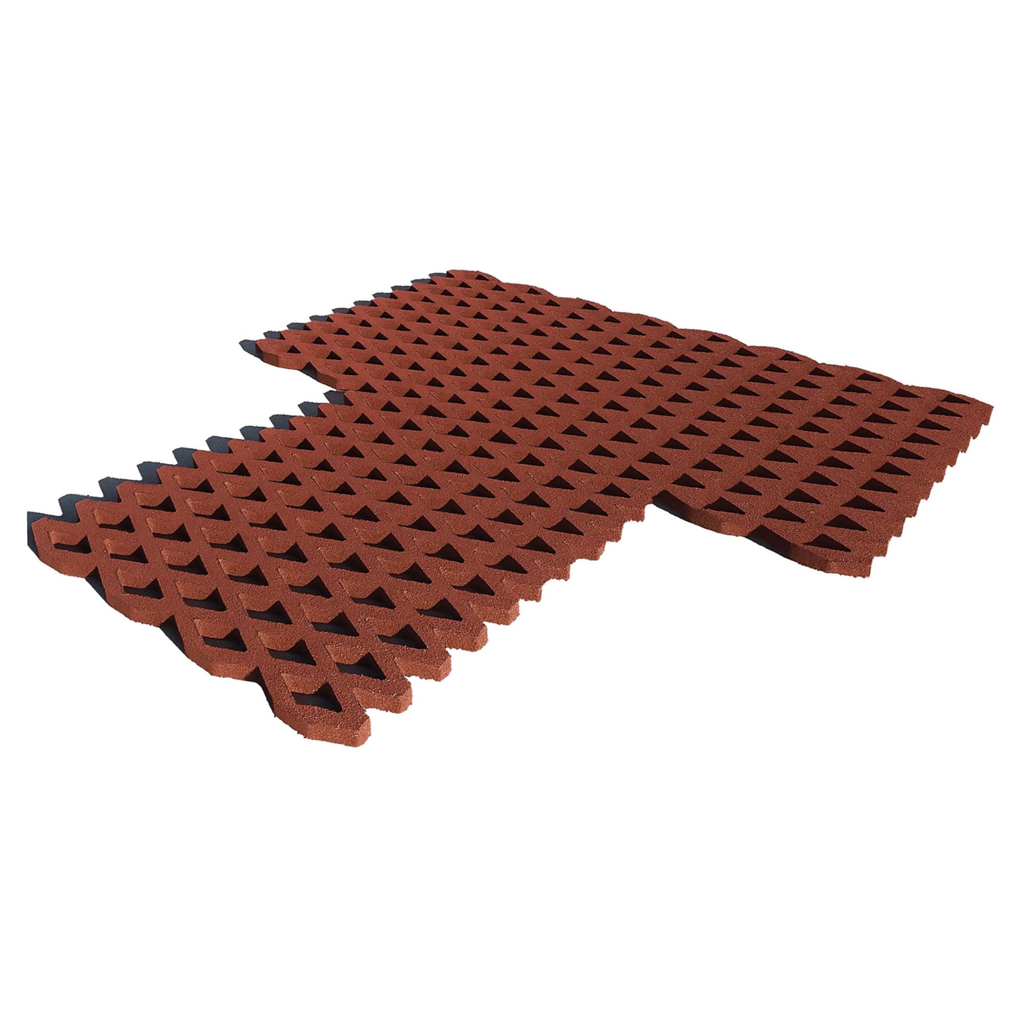 Fallschutzrasengitter 1x1m, 8cm Dicke in versch. Farben, Fallhöhe: bis 3,0m