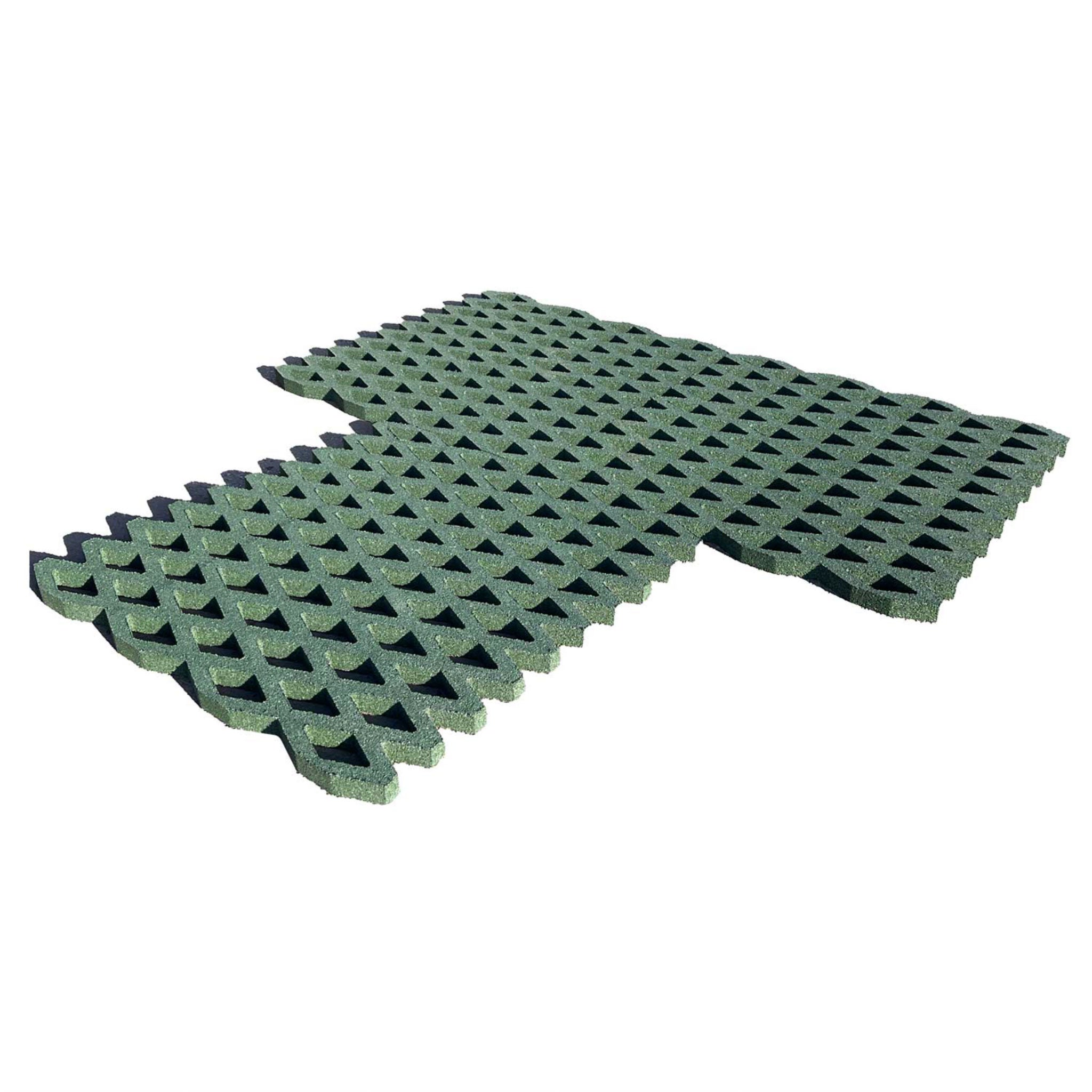 Fallschutzrasengitter 1x1m, 8cm Dicke in versch. Farben, Fallhöhe: bis 3,0m