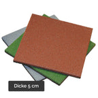 Fallschutzmatten 50x50cm, 5cm Dicke in versch. Farben, Fallhöhe: bis 1,7m