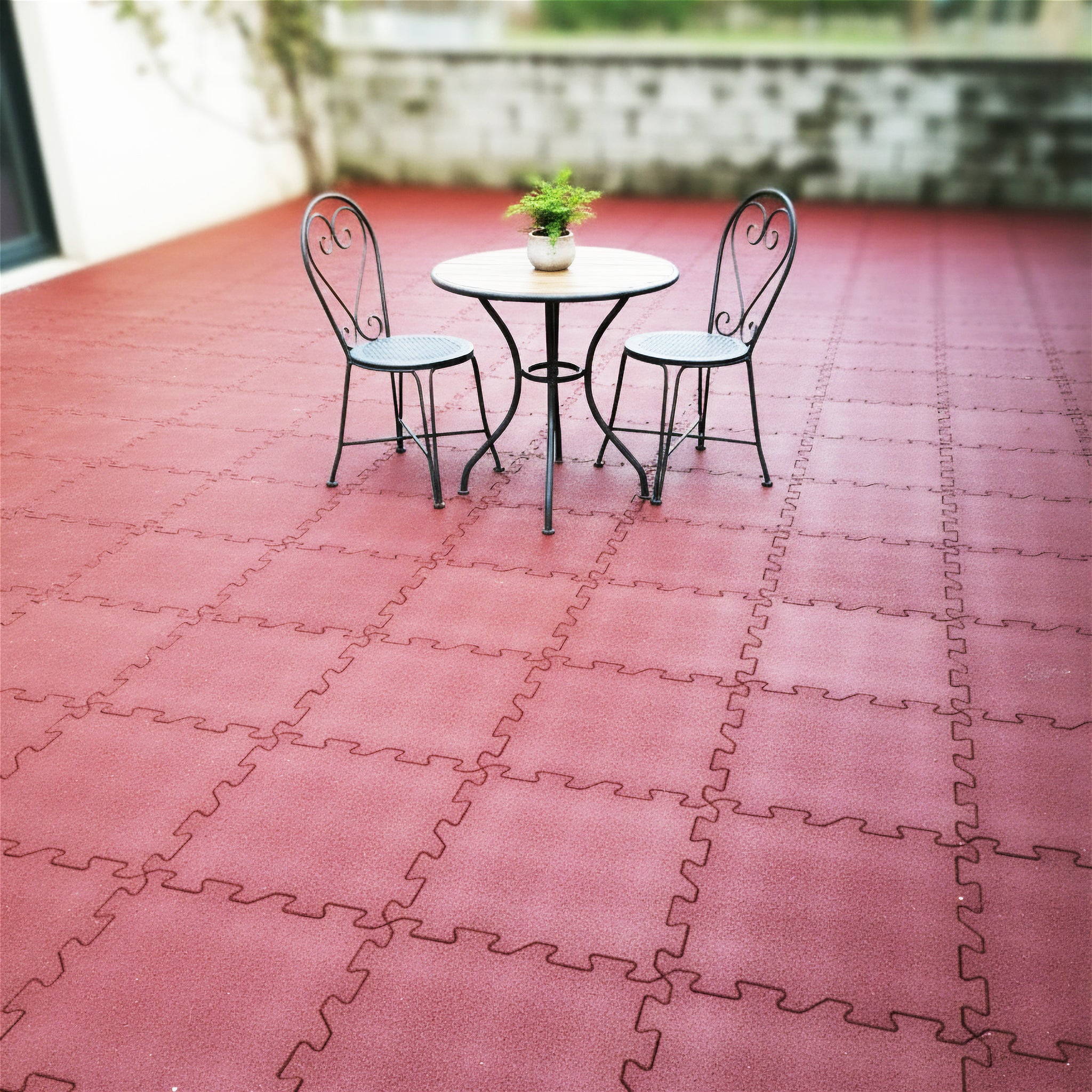 Gummi-Quadratmatte 50x50 cm