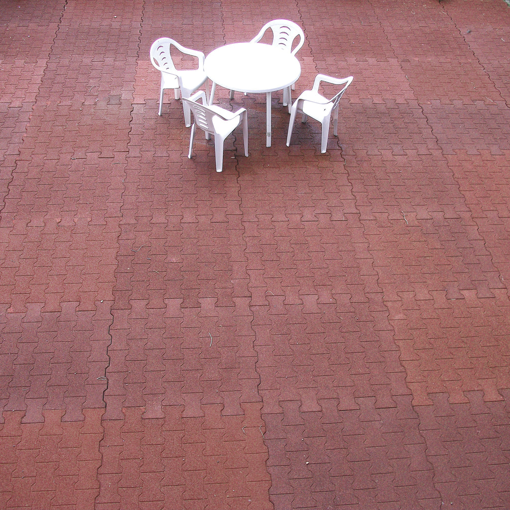 Matte in T-Steinoptik, 110x110cm