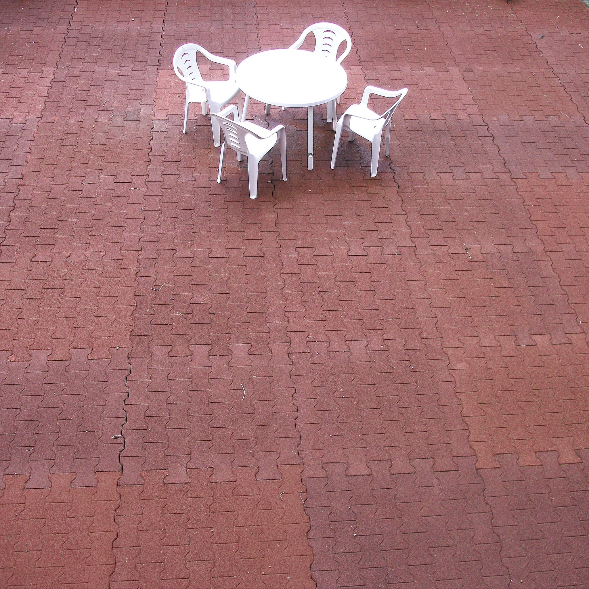 Matte in T-Steinoptik, 110x110cm