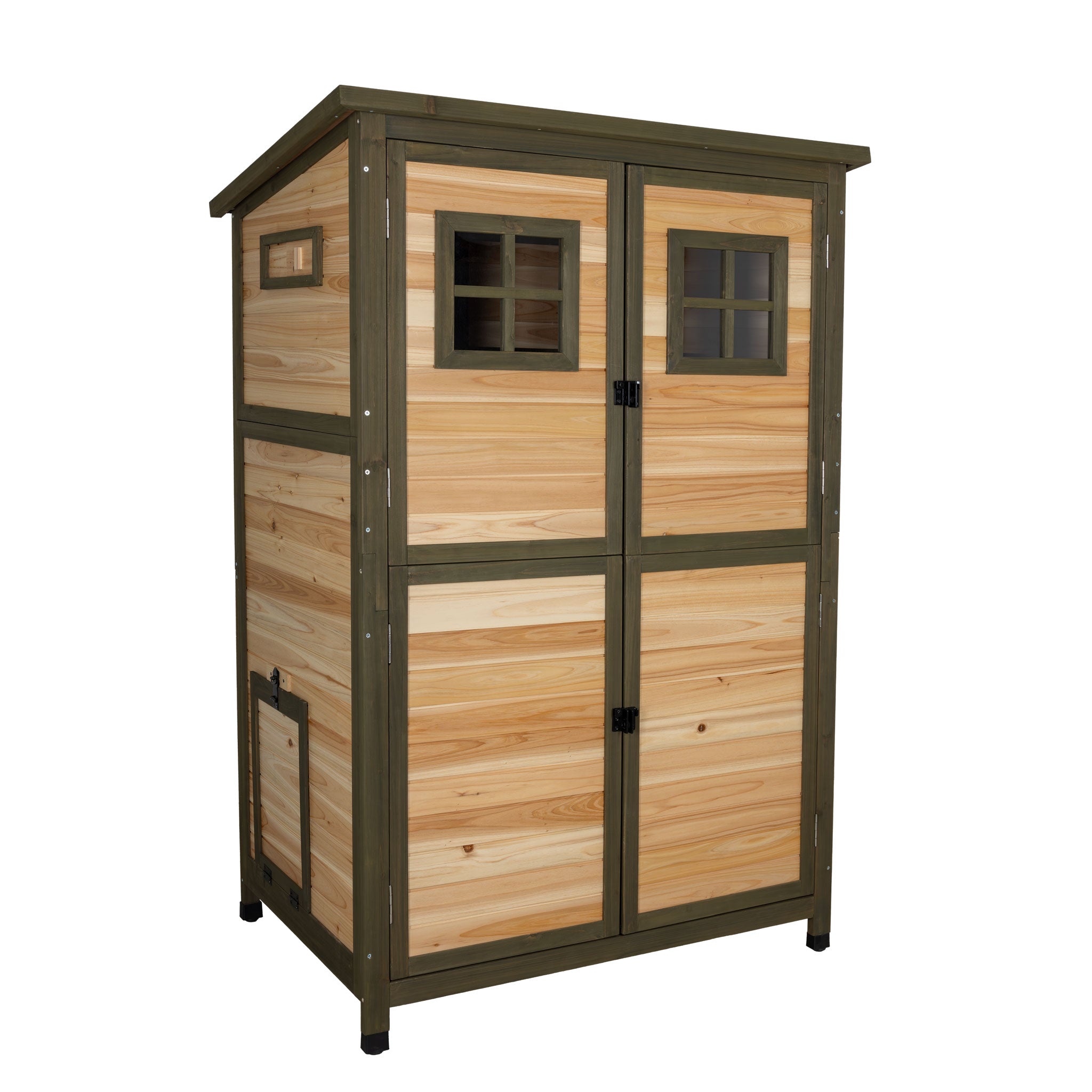 Hühnerhaus Tower aus Holz für bis zu 10 Hühner