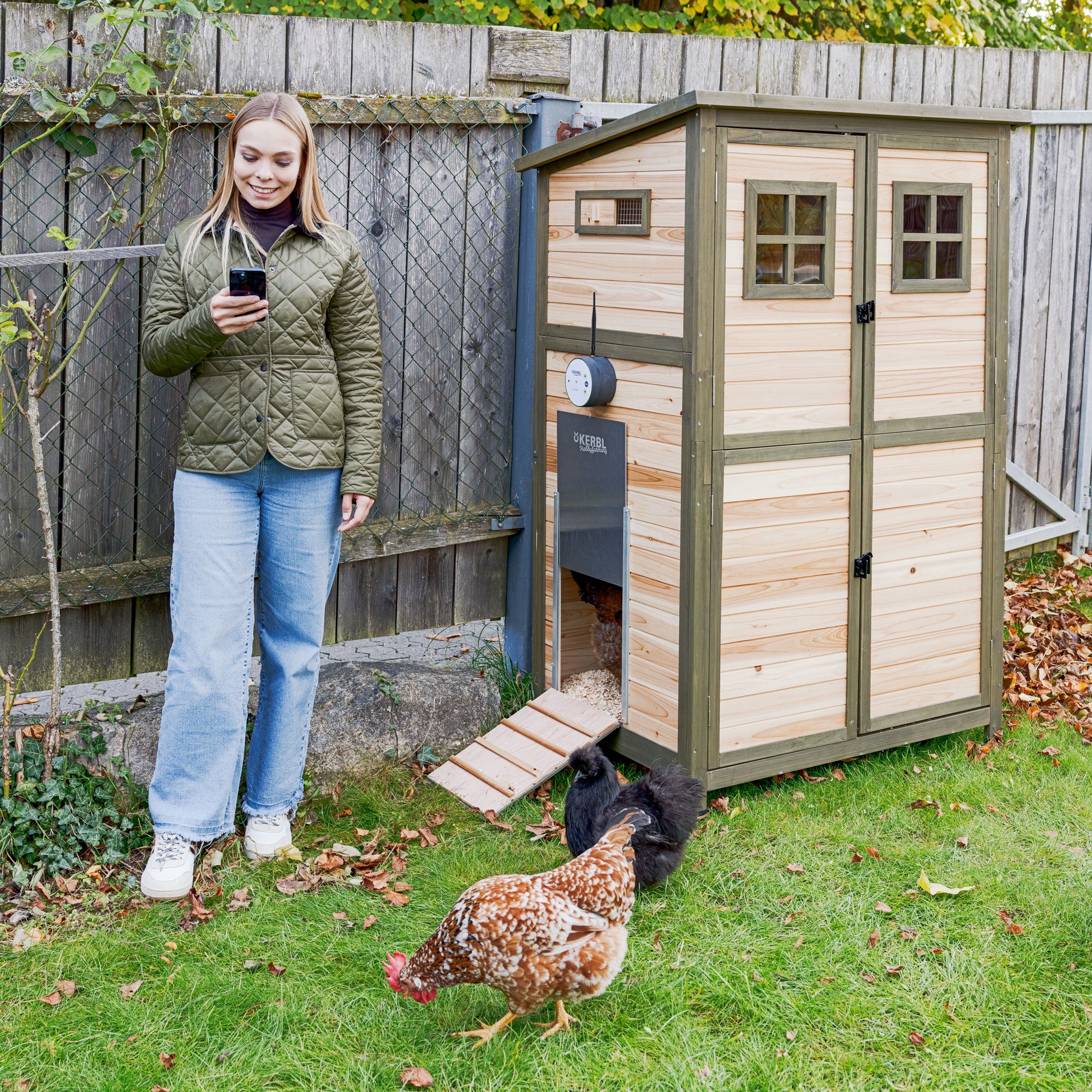 Automatische Steuerung Duo Smart Plus für Hühnertüren bis 2,5kg