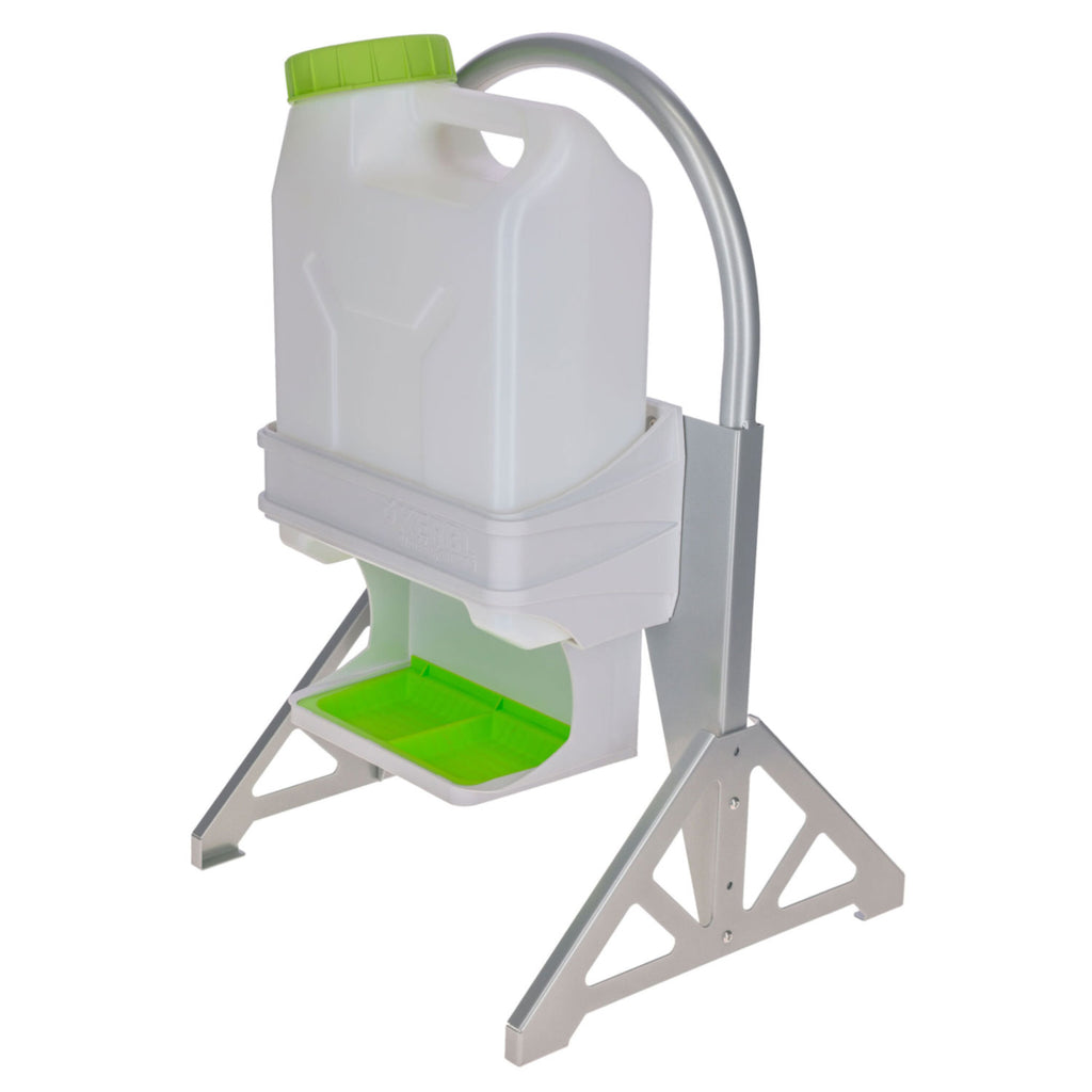 Mobiler Standfuß für SmartCoop Geflügeltränke und Futterautomat