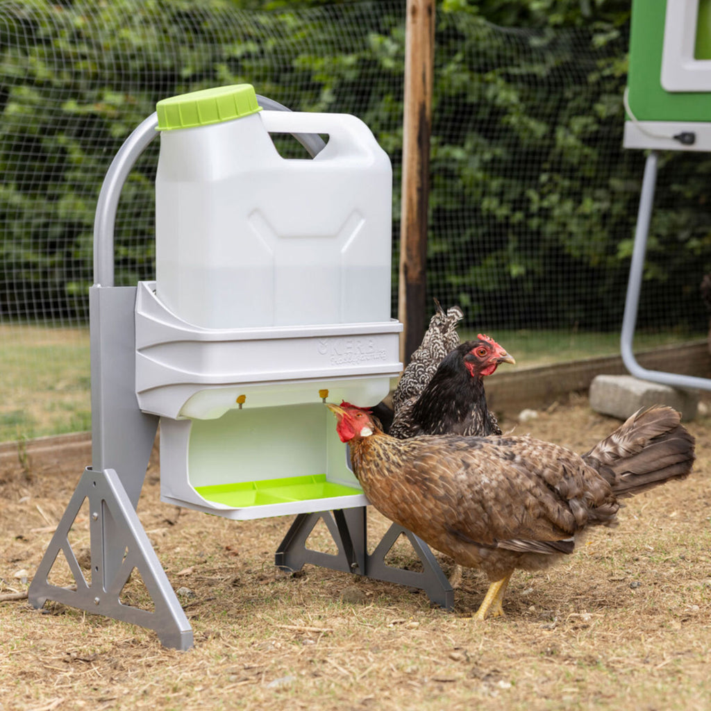 Mobiler Standfuß für SmartCoop Geflügeltränke und Futterautomat