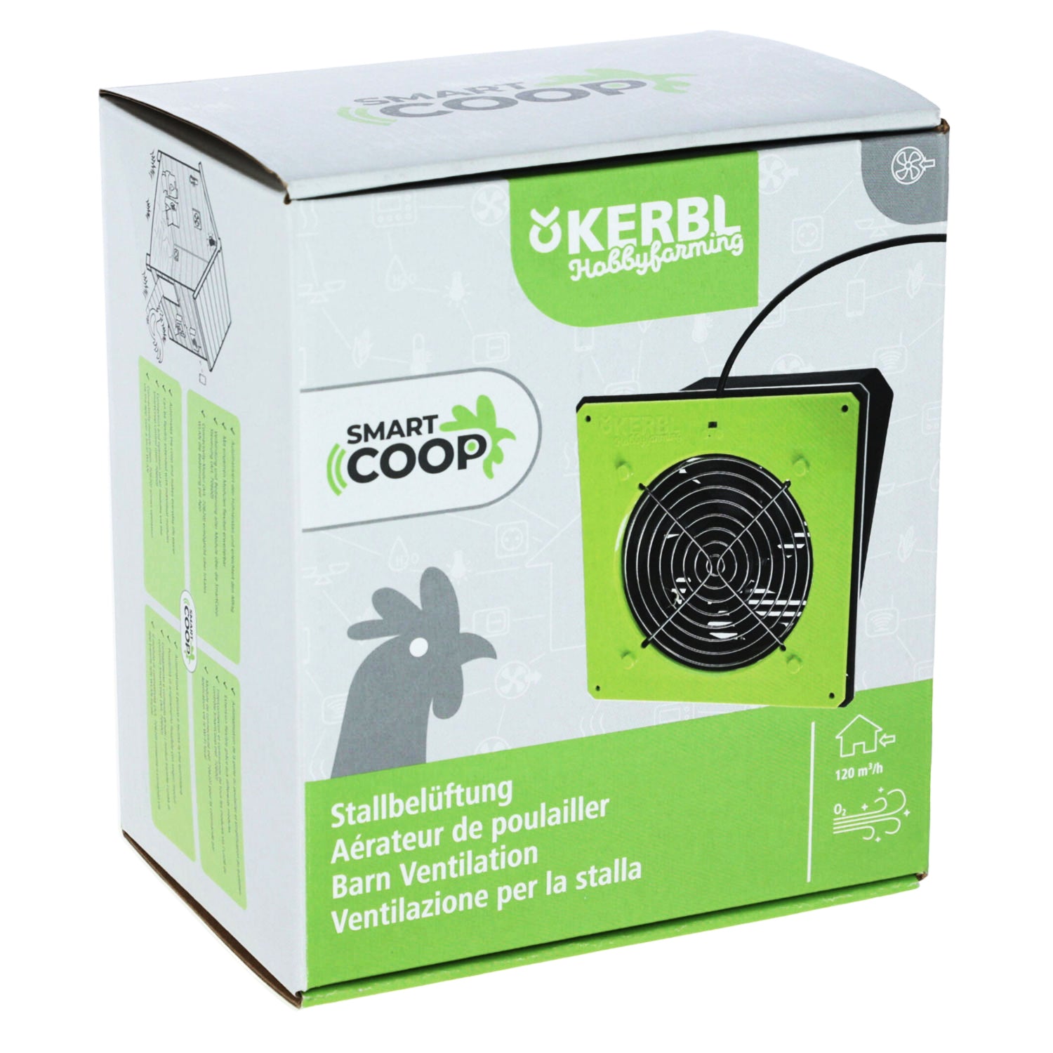 SmartCoop Stallbelüftung - mit konfigurierbarer Intervallschaltung