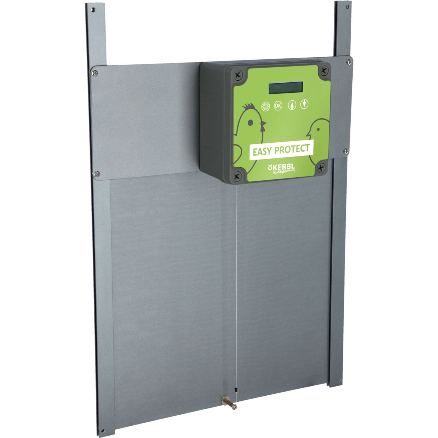 Automatische Hühnertür Easy Protect Set aus Aluminium