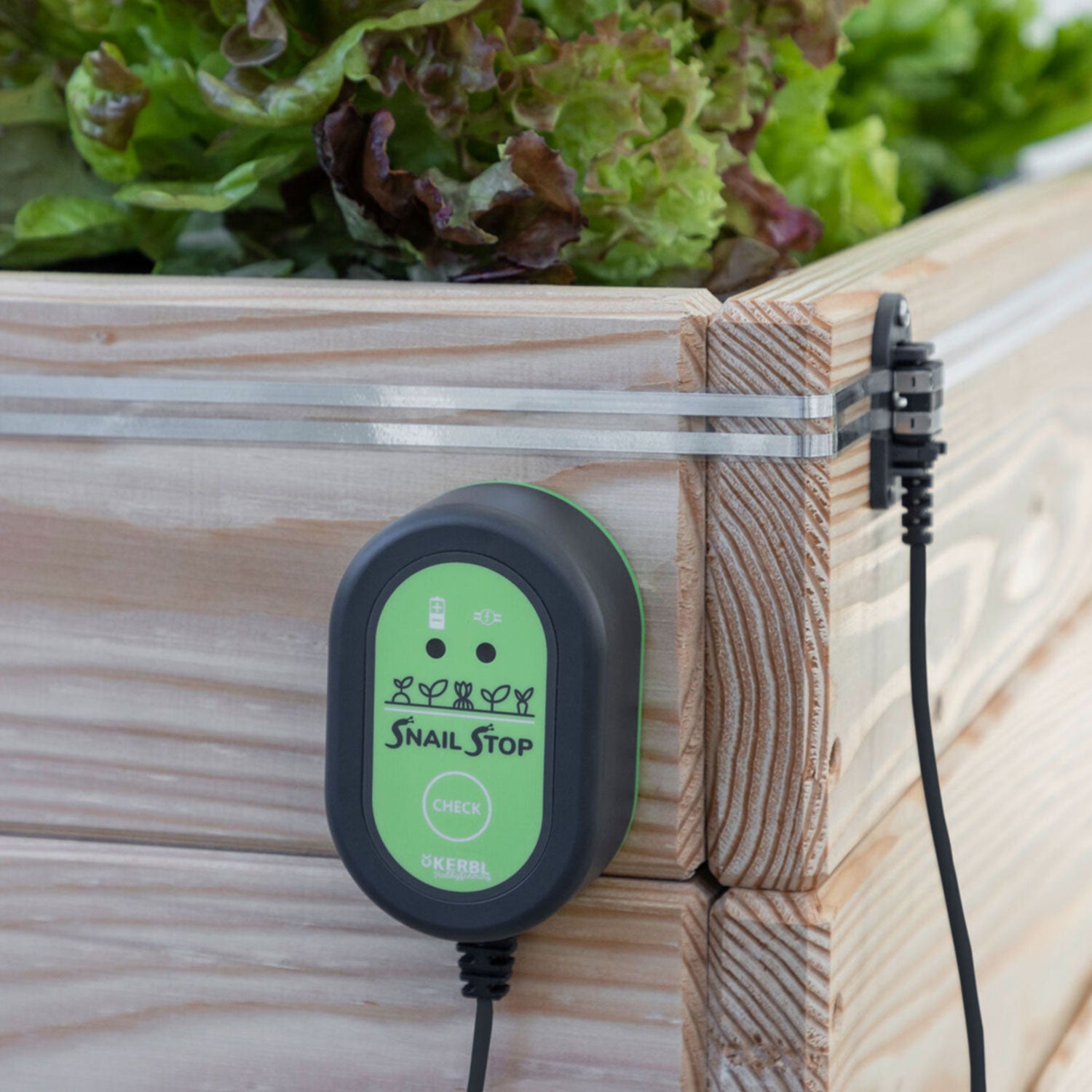 SnailStop Elektrischer Schneckenzaun Starter Set